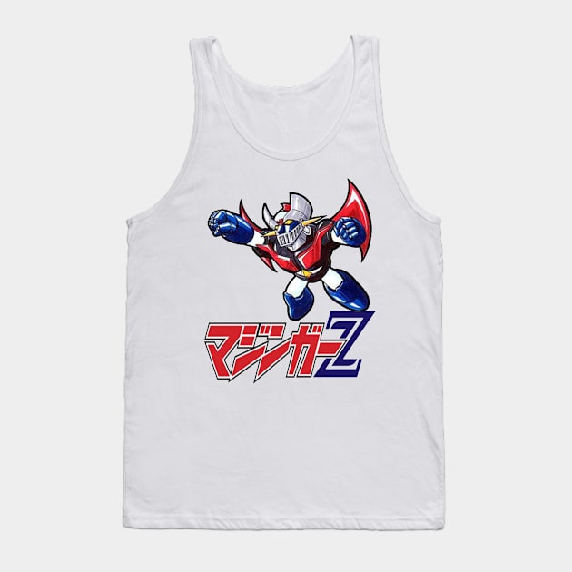 Mazinger 02 Tank Top by goomba1977